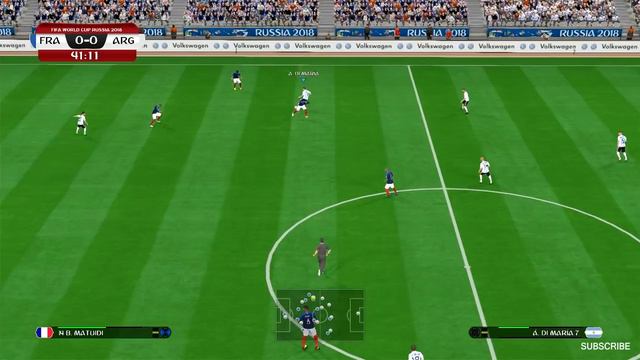 France vs Argentina | FIFA World Cup Russia 2018 Gameplay