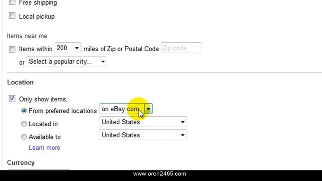 How to find items on ebay advanced search אורן כהן איביי