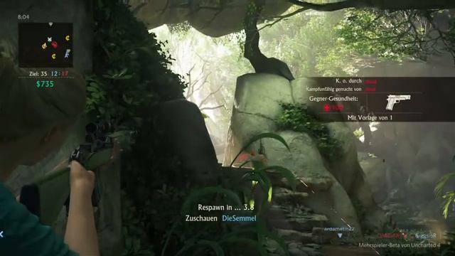 Uncharted 4: Multiplayer Beta Team Deathmatch - Island | Rage Mode on