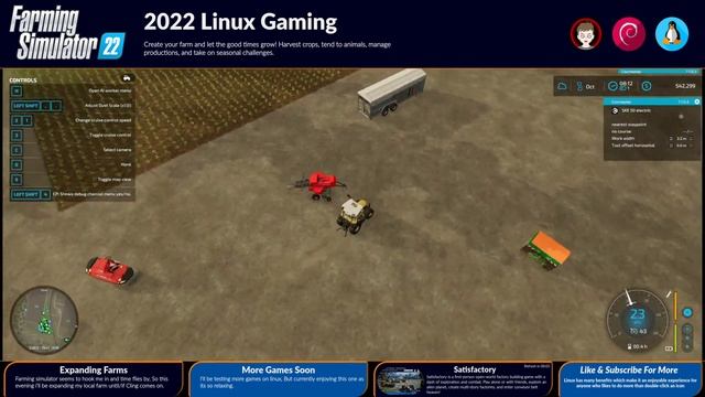 ? Farming Simulator 22 ? - 2022 Linux Gaming (w Multiplayer) (#12)