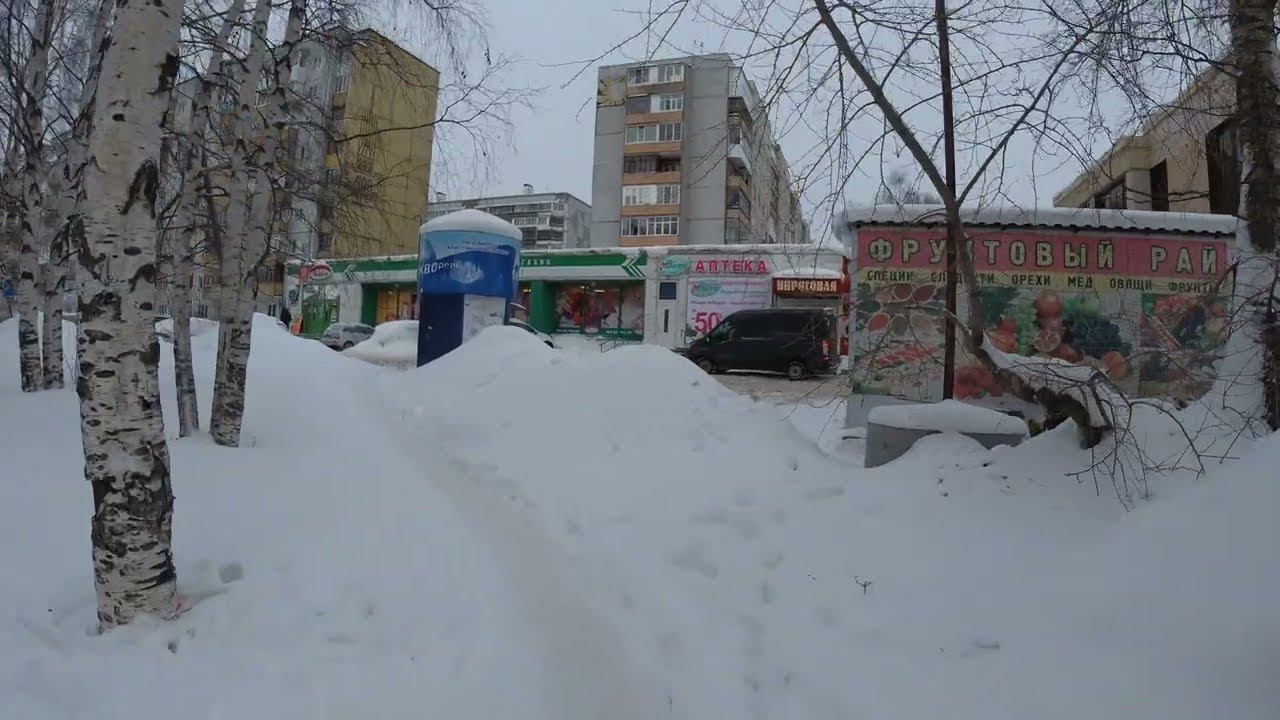 Прогулка по Архангелську. Ломоносва. ЖК Рубин. Воскресенская. 27.01.2022