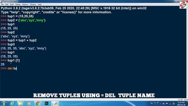 #7 Work with Python Tuples (Creating,Updating,Deleting & Accessing ) - Python Tutorial for Beginner