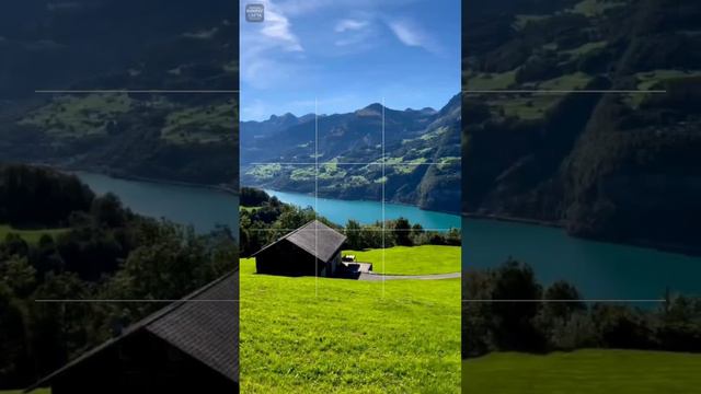 Озеро Вален в Швейцарии является крупнейшим в стране и достигает глубины до 130 метров. Даже в жа...