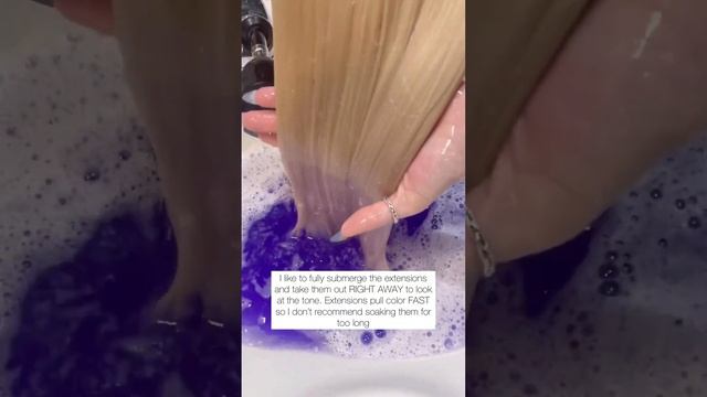 Favorite Way To Tone Extensions ? Pallure G.O.A.T. Blonde Shampoo