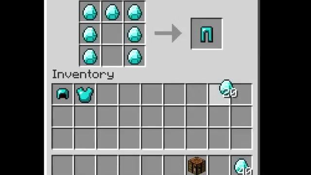Как cделать броню в Minecraft