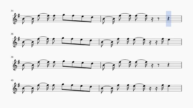 Coco Jamboo. Mr. President. Minus for alto sax
