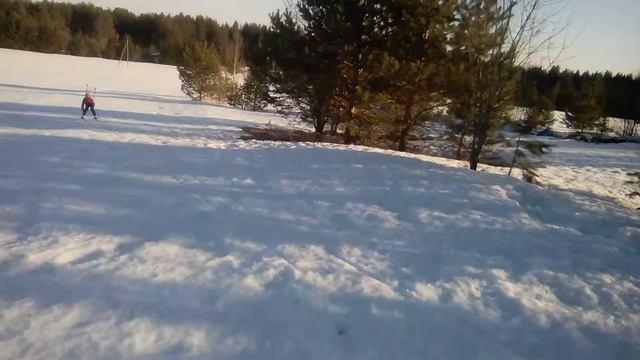 Летом на лыжах.Жешарт.