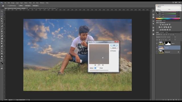 Photoshop Tutorial | Color correction and blend image