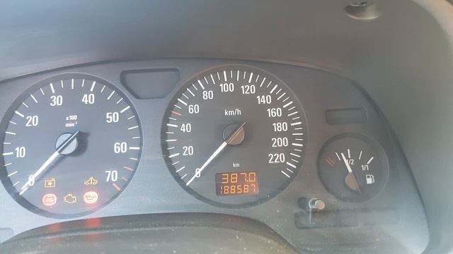 Opel Astra G - Resetarea InSP și a  kilometrajului ultimei călătorii