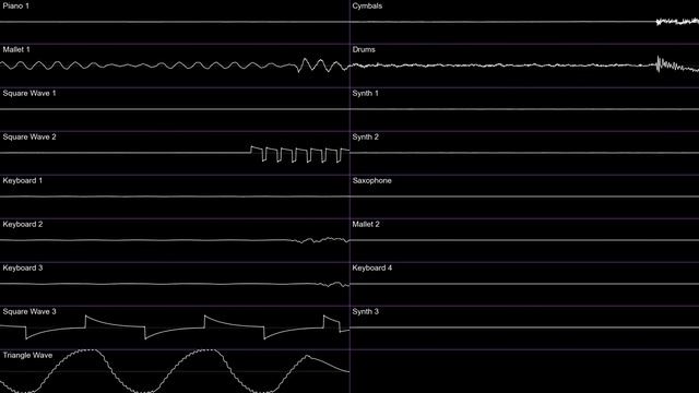 Starry Skies Oscilloscope - SQUARE: Block The World