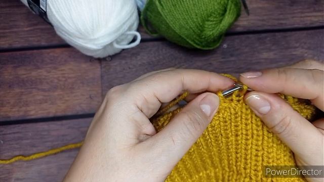 Красивый узор для шапки.