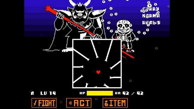 Undertale FALSE RESET Asgore and Sans Phase 1-2 COMPLETED