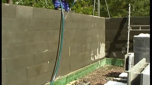 Установка колонн и внутренних несущих стен