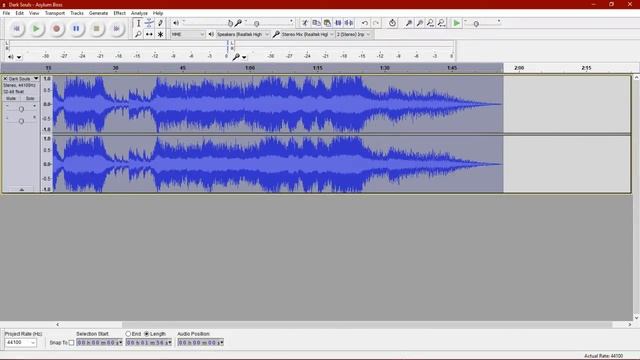 Audacity - How to Fix "Error while writing file (disk full?)"