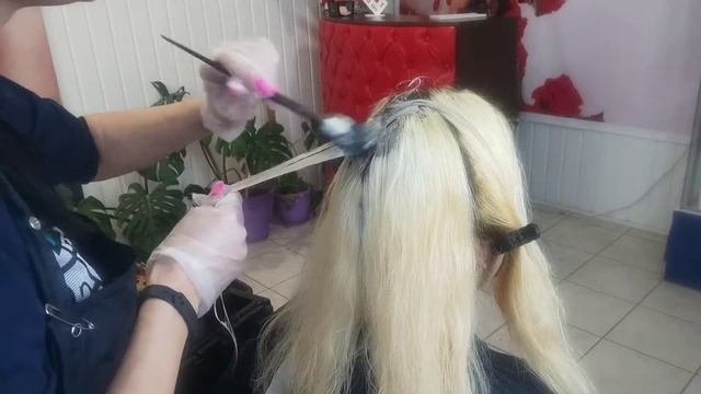 Растяжка цвета.