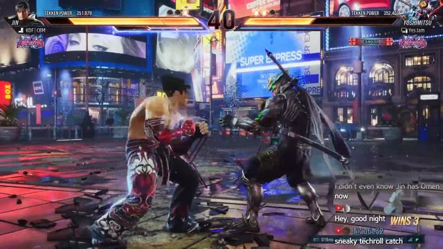 CBM (jin) VS eyemusician (yoshimitsu) - Tekken 8 Rank Match