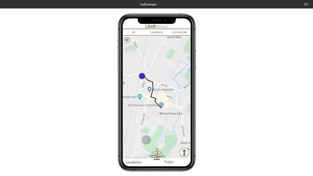 Winchester City App - InVision Studio - iPhone XS Design