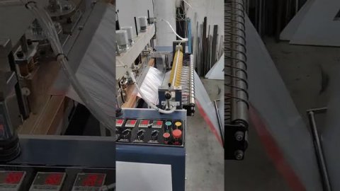 Оборудование для производства Мусорных мешков с завязками OJ-CS1000 (Обзорное видео)