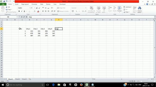 Scenario #Manager in excel