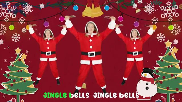 Jingle Bells _ Christmas Carol Dance! _ Wormhole English - Songs for Kids