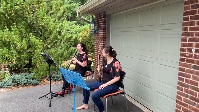 Live at the Pets :  Bach Partita for Solo Violin No  2 for Clarinet and Oboe