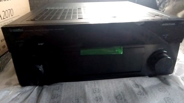 Посылка из Финляндии,распаковка Yamaha rx a 2070