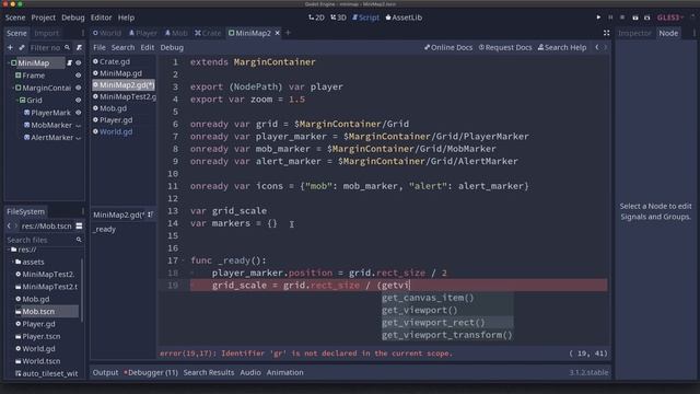 Godot Recipe: Minimap UI