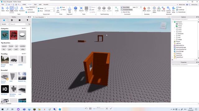 Roblox Studio как сделать Сарай?🏠