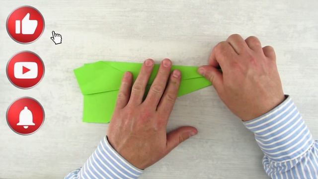 бумажный самолёт на резинке / Papierflieger Mit Gummiband  / Avion Origami Avec Un élastique