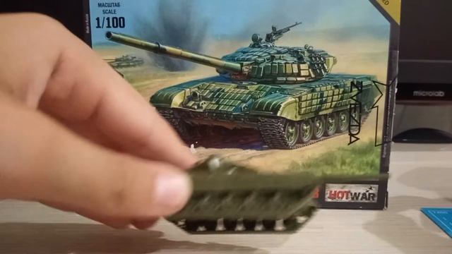 обзор сборной модели советского основного танка Т-72 Б от фирмы ZVEZDA