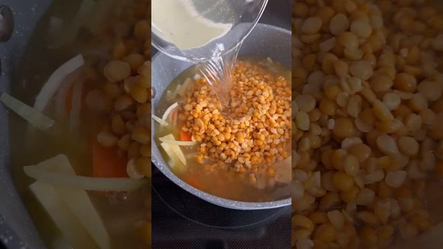 Гороховый крем - суп (рецепт)