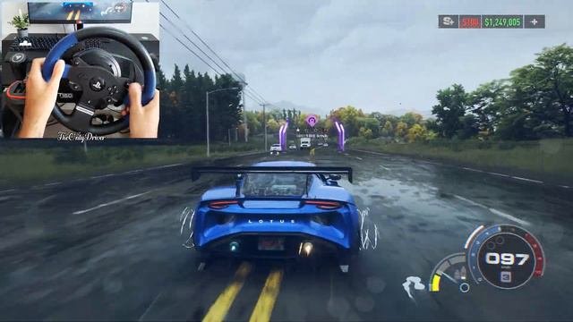 NFS Unbound  Lotus Emira  Steering Wheel Gameplay Thrustmaster T150