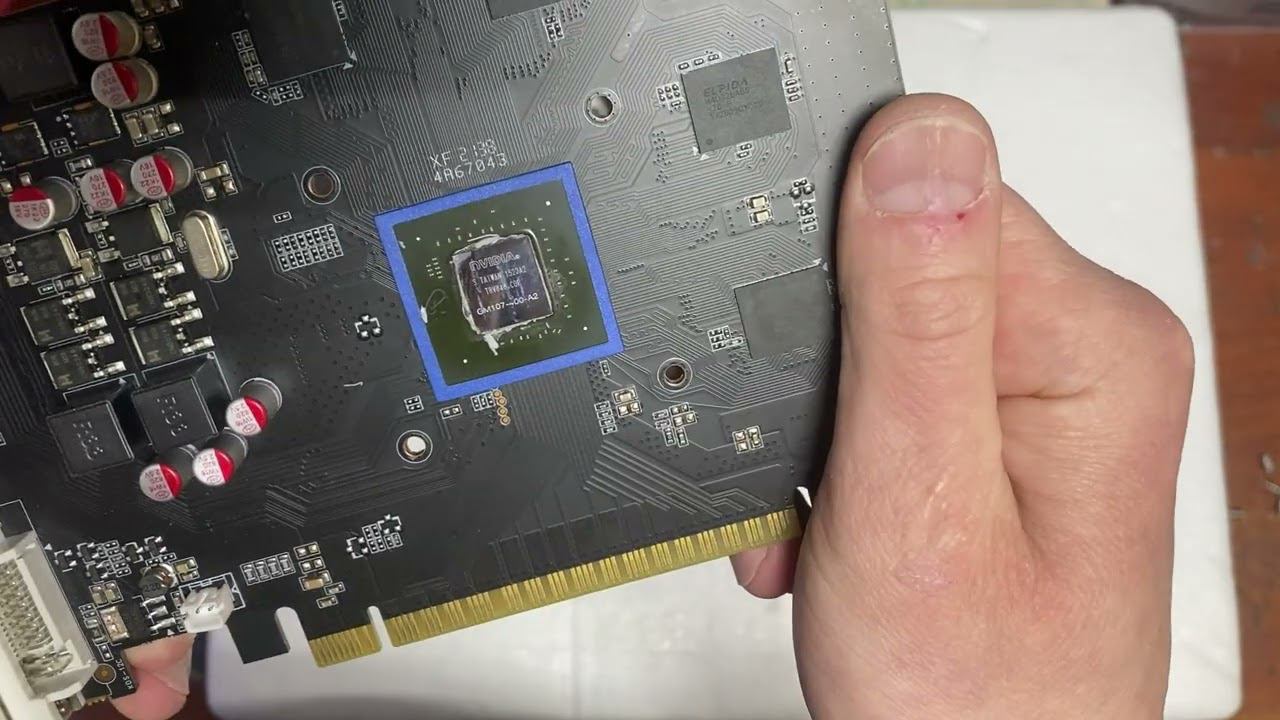 "Ремонт" китайской видеокарты Kllisre GTX750Ti 4G DDR5