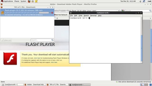 How to Install flash player in Red Hat Enterprise Linux 6.x & centOS 6.x.avi