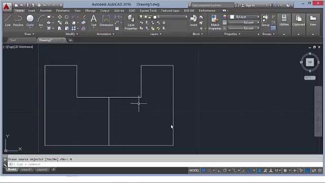 AutoCAD Arc  line and mirror commands in TAMIL - Part 3