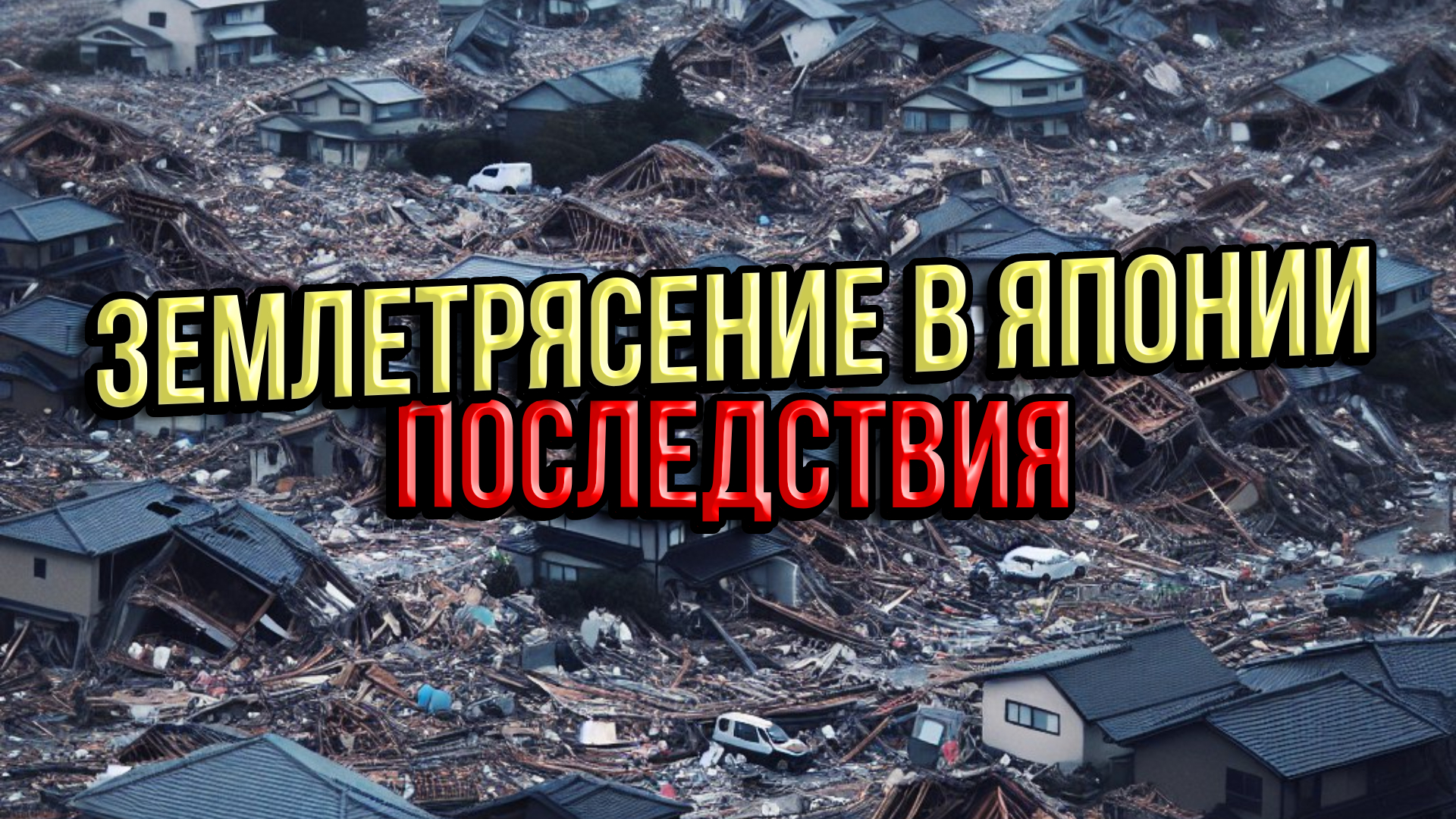 Землетрясение в Японии 2024: поcледствия #новости #япония #2024 #землетрясение #цунами