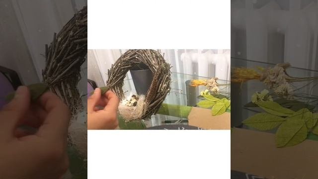 Пасхальный венок своими руками
