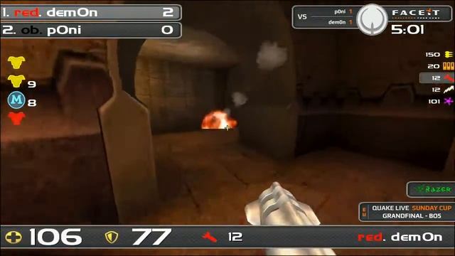 FACEIT - QUAKE LIVE SPRING SEASON CUP 9 (GRAND FINAL: p0ni vs. dem0n)