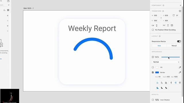 How to Create a Donut Chart | Circular Chart | Pie Chat | Adobe XD