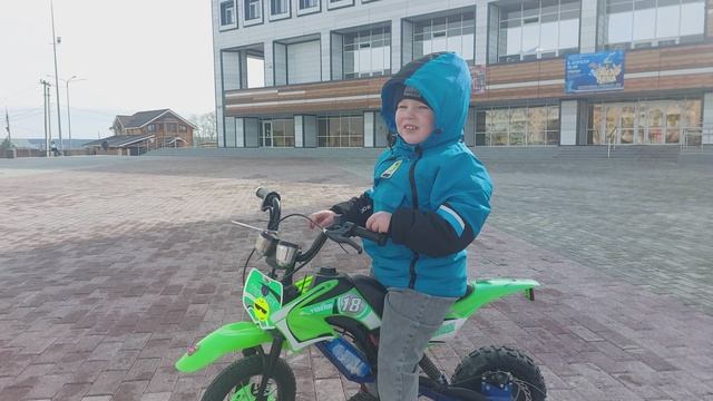 костя на байке первый выезд 02.04.2023