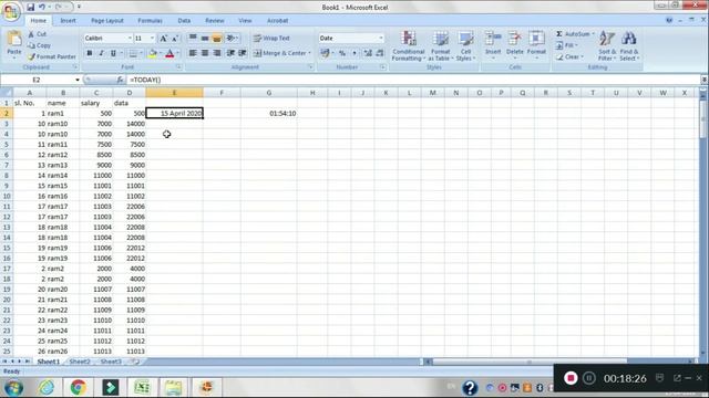 How to use Exact, Today & Now Function in Excel? / Exact, Today & Now Function का प्रयोग कैसे करें?
