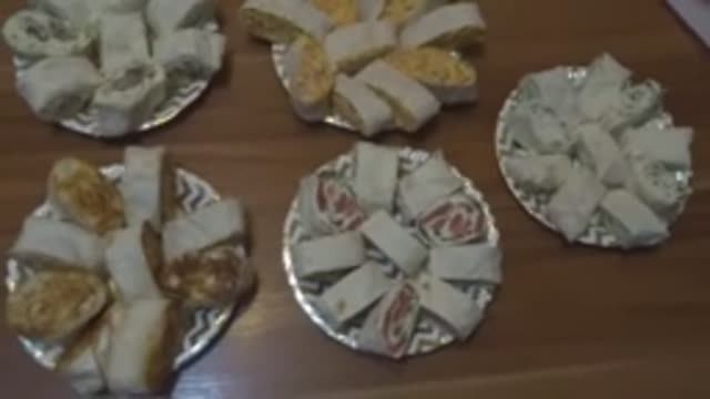 Топ 5 начинок для закуски из лаваша. Закуски к праздничному столу