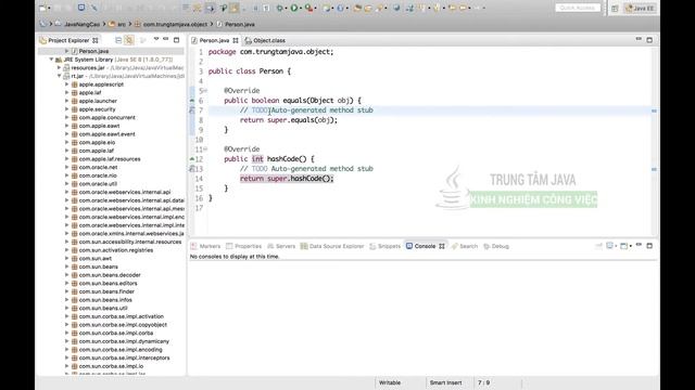 Java Nâng Cao 01 Hàm equals và hashCode trong Class