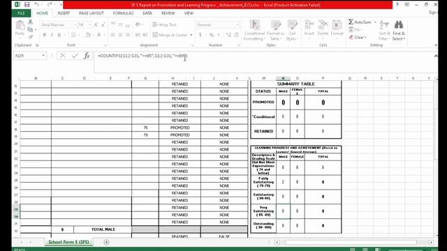 DEPED Data Auto Fill School Form 5 [ SF5 SOFT COPY ] | FREE SOFT COPY