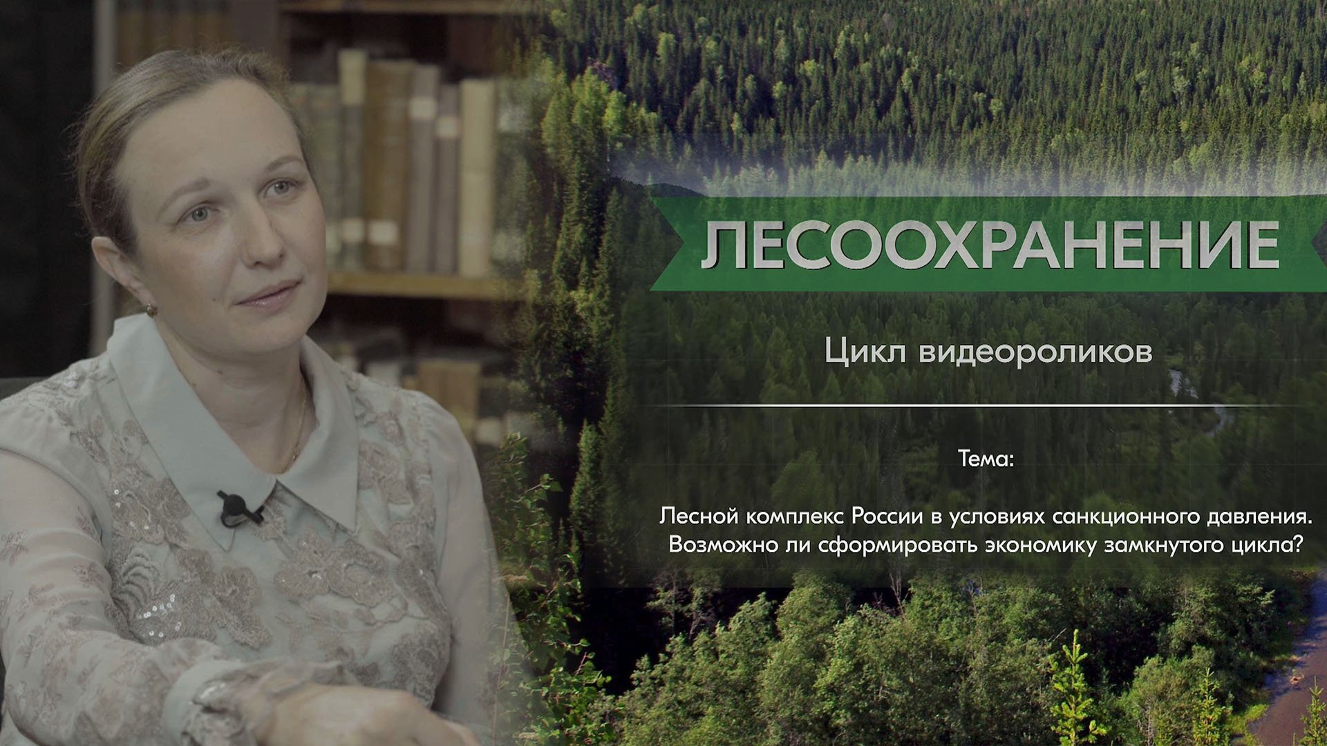 Лесной комплекс России в условиях санкционного давления. Экономика замкнутого цикла (Лесоохранение)