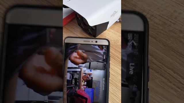 Hiseeu FVC camera AP mode connection transfer to wifi connection,