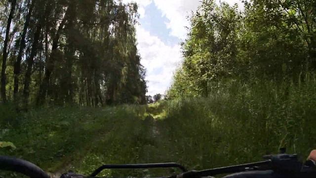 2 дневная покатушка на квадрике летом. 65 км за 2 дня.
