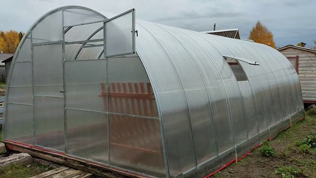 Сборка теплицы 4*8 . Сыктывкар