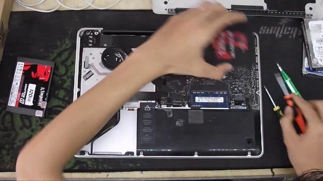 Thay ổ cứng HDD SSD cho Macbook Pro A1278 - Tấn Phát Đăk Lăk