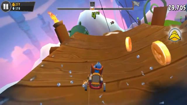 Angry Birds GO! Gameplay Walkthrough - Air Track 3 - Race 5 for Android/IOS